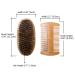 Luxury Men's Beard Care Set - Boar Bristle Brush & Comb in Gift Box | Perfect Father's Day Gift - Buy Online on GoSupps.com