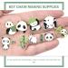 2 Boxes Panda Bamboo Pendant Keychain for Keys Animal Pendant Keychain Key Chain Making Supplies Bag 0.2X2.4X2.7CMx3pcs As Shownx3pcs - Buy Online on GoSupps.com