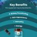 Vitamin B3 Nicotinamide 500mg Capsules - Mitochondrial Energy and Anti-Aging Skin Supplement - 60 Count (Pack of 1) - Buy Online on GoSupps.com