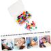 GATUIDA 800 STK Tooth Coloring Code Rings - Color-Coded Orthodontic Accessories (5 Colors 0.3x0.3cm) - International Delivery Available - Buy Online on GoSupps.com