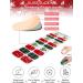 EBANKU Christmas Tree Nail Adhesive Wrap 20PCS - Gel Nail Polish Stickers Self-Adhesive Full Wraps (UV/LED Lamp Required) - Buy Online on GoSupps.com