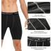 Men's Compression Shorts 3 Pack with Pocket - Black, Large | Running, Gym, Cycling, Yoga, Swimming - Buy Online on GoSupps.com