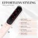 Portable Ionic Hair Straightener Brush - Fast Heating Anti-Scald Hair Styling Comb for Women - Professional Salon Quality at Home - Pink - Buy Online on GoSupps.com