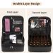 Ethereal Double Layer Nail Polish Organizer Bag | Hold 30 Bottles | Portable Travel Case in Black - Buy Online on GoSupps.com