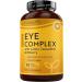 Lutein Natural Eye Supplement 90 Vegan Capsules - Zeaxanthin Bilberry Extract Vitamins A B12 & Zinc for Maintenance of Normal Vision Made in The UK by Nutravita
