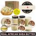 Raw African Shea Butter 1 lb - Natural Unrefined Moisturizer for Dry Skin | Grade A Ivory/White & Black Soap Bar | Ideal for Body Hair & Face - Buy Online on GoSupps.com
