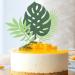 Rumyve Tropical Palm Leaf Cake Decoration 7 PCS of artificial Palm Leaf Hawaiian Themed Birthday Party Supplies Summer Tropical Birthday Cake Cupcakes - Buy Online on GoSupps.com