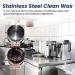 Magical Nano-Technology Stainless Steel Cleaning Paste Stainless Steel Cleaning Paste Stainless Steel Clean Wax Metal Polish Paste and Polish for Appliances (2) - Buy Online on GoSupps.com