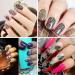 Nail Art Stamping Plates Set - Panda Unicorn & Flower Designs - Silicone Manicure Tools with Scraper | Style D03 - Shop Internationally! - Buy Online on GoSupps.com