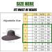 Leotruny Super Wide Brim Bucket Hat UPF50+ Waterproof Sun Hat - Khaki - Buy Online on GoSupps.com
