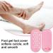 Moisturizing Gel Socks Moisturizing Socks with Spa Gel for Moisturizing Vitamin and Essential Oils Infused Gel Socks for Women Repair Dry Cracked Skins Softens Feet (2 Pairs Black+Pink) - Buy Online on GoSupps.com
