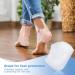 4 Pairs Gel Heel Protectors for Plantar Fasciitis & Heel Pain Relief - Breathable Cushion Sleeves for Cracked Heels (White & Black) - Buy Online on GoSupps.com