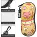 OPSREY grass Pot Leaf printed Glasses Case Portable Zip Storage Case Neutral Sunglasses Soft Case Delicious Sweet Ramen One Size - Buy Online on GoSupps.com