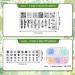 Whaline 6Pcs Flower Leaves Nail Stamping Plates with Rose Nail Stamper - DIY Nail Art Templates for Manicure Salon Design - Buy Online on GoSupps.com