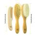 Baby Hair Brush and Comb Set for Newborn Boy and Girl - Wooden Brush with Soft Goat Bristles - Ideal for Cradle Cap - Infant Grooming Kit by Stone & Clark - Buy Online on GoSupps.com