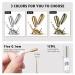 Metallic Mirror Painting Nail Polish - 2x12ml Silver & Gold - Chrome Effect Striper Gel with Brush for DIY Nail Art Manicure - Buy Online on GoSupps.com