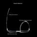4 Pairs Blue Light Blocking Computer Reading Glasses | Fashion Rectangle Frame | For Women and Men | 2.50 Magnification (4 Clear) - 4 Color Options - Buy Online on GoSupps.com
