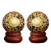 UNbit Baoding Ball Stress Ball Ball Stretcher magneticGolden Yonggu Guotai People Driving with A Bracket Driving Color