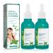2pcs Bad Breath Treatment for Adults Bad Breath Eliminating Serum Bad Breath Eliminating Serum Treatment Mint Purify Odor Herbal Extract Mild Portable Mouth Smell Removing Drop