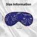 Comfortable Unisex Manta Ray & Fish Print Eye Mask - Adjustable Soft Sleeping Face Mask for Travel & Relaxation - Buy Online on GoSupps.com