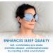 Eye Eco - Tranquileyes XL Advanced Warm Compress – Dark Eye Mask for Dry - Help Improve Sleep with Soft Comfort Eye Shade - Microwavable Beads and Self - Blue - Buy Online on GoSupps.com