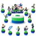 37 Pcs Luigi Mansion Cake Topper and Cupcake Toppers Set Luigi Mansion Birthday Party Supplies for Luigi Mansion Birthday Decorations