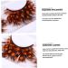 2 Pairs False Eyelashes Fake Eyelashe Spotted False Eyelashes False Eye Lashes Orange Party Lashes Costume Lashes Nativity Costumes Synthetic Eye Lashes Halloween Extend 5x3cm Orange - Buy Online on GoSupps.com