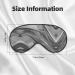 Abstract Gray Print Unisex Sleep Eye Mask - Soft Comfort Eye Shade for Travel Yoga & Shift Work - Perfect for Relaxation & Sleep - Buy Online on GoSupps.com