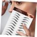 Didiseaon 6 Sheets Bionic Eyebrow Patch Stick on Eyebrows False Eyebrows Waterproof Eyebrow Paper Black - Buy Online on GoSupps.com