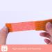Self Adhesive Bandage Wrap - 10 Rolls Compression Wrap for Athletes | Elastic Fixation Bandage for Wrist & Ankle | Prevent Calluses | 0.98"x78.74" (Orange - Buy Online on GoSupps.com