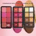 Blush Palette 16Color Cream Blush and Eyeshadow Makeup Palette Long Lasting Waterproof Camouflage Highlighter for Women Face Makeup Wedding Party Travel - Buy Online on GoSupps.com