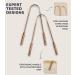 Buy Ayurvedic Tongue Scraper with Case - Copper Tongue Cleaner Set of 2 for Oral Hygiene | International Shipping Available - Buy Online on GoSupps.com