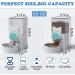 Kathson Rabbit Gravity Auto Feeder Set 35oz - Hanging Automatic Food/Water Dispenser for Small Pets - Ideal for Rabbit, Chinchilla, Guinea Pig, Hedgehog, Ferret, Kitty, Puppy - Blue - Buy Online on GoSupps.com