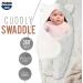 CUQOO Super Soft Swaddles for Newborn - Cream | Thermal 100% Cotton Baby Blanket & Swaddle Sleeping Bag - Buy Online on GoSupps.com