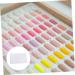  SOESFOUFU 216 Nail Polish Presentation Card Nail Color Book Color Card Nail Polish Card White Manicure Display Card - Buy Online on GoSupps.com