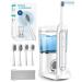 AGPTEK Electric Toothbrush and Water Flosser 3 Modes Cordless Teeth Cleaner & 5 Water Pressure Oral Irrigator Combo IPX7 Waterproof Teeth Cleaning for Teeth&Gums&Braces 500ml Large WaterTank