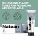 Natean Clean + Whiten Charcoal Toothpaste - Fluoride Free Clean Mint 4.7 Oz - Buy Online on GoSupps.com