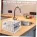 Healvian Food Tray Drawer Eggs Plastic Egg Tray Fridge Bin Household Egg Tray Egg Box Refrigerator re-usable - Buy Online on GoSupps.com