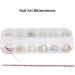 Nail Art Crystals Nail Rhinestones Nail Art Rhinestones Chain Metal Flatback Bling Manicure DIY Decor Nail Art Supplies Perfect for Nail Salon Multiple Choices(03) - Buy Online on GoSupps.com