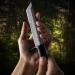 Tanto Blank Blade for Knifemaking | T10A Damascus San Mai Full Tang | DIY Custom Knife Blade for Outdoor & Camping (Includes Guard) - Buy Online on GoSupps.com