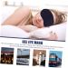 FRCOLOR 1 Set Gel Eye Mask Sleeping Mask Cotton Eye Mask Cold Eye Pads Reusable Eye Mask for Puffy Eyes Sleeping Eye Cover Detachable Eye Cover Sensing Temperature Facial Mask Goggles As Shown 17X9X1CM - Buy Online on GoSupps.com