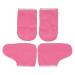Paraffin Wax Bath Set | Cozy Pink Flannel Bathroom Shoes & Inserts for Hands & Feet | International Shipping - Buy Online on GoSupps.com