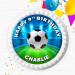 FOOTBALL BIRTHDAY PARTY PERSONALISED EDIBLE ICING CAKE TOPPER FB625 - Buy Online on GoSupps.com