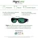MigraLens OverView Fit-Over Glasses | Medium Size | Green Lenses for Migraine Relief | Use Outdoors & with Computer Screens | Unisex - Buy Online on GoSupps.com