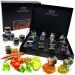 Hallinger's classic BBQ set-BBQ gift set handmade 12 spices from all over the world (set)-Mother's Day gift & gift ideas for Father's Day |Birthday Congratulations New home anniversary Freundsch 220 g (12 Pack)