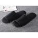 Portable Travel Foldable Slippers Open Toe Hotel Spa Slippers Cotton Non-Disposable Guests Slippers Business Trip Flight Slippers with Pouch Indoor House Shoes Anti-Skid Footwear Fit Men and Women 6.5 UK Black - Buy Online on GoSupps.com