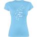 Shirtracer - Shirt Women - Gift for Dog Owners - Never Walk Alone Paw Prints 09 Light Blue XL