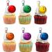 18pcs Bowling Cupcake Toppers for Boys Girls Adults Happy Birthday Bowling Party Decorations Supplies Sport Ball Bowling Cake Decorations - Buy Online on GoSupps.com