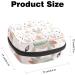 Indian Rabbits Pattern Sanitary Napkin Storage Bag - Cute Menstrual Cup Pouch for Women & Teens - Multi-colored - Buy Online on GoSupps.com