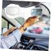 minkissy 1pc Car Vanity Mirror Automobile Makeup Mirror Vanity Sun Visor Mirror Auto Cosmetic Mirror Car Sun Visor Clip-on Vanity Mirror White Touch Aluminum Mirror Shade Car Travel - Buy Online on GoSupps.com